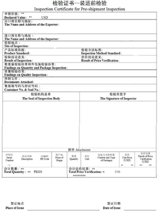装运前检验证书办理流程及出口需要装运前检验的国家有哪些？