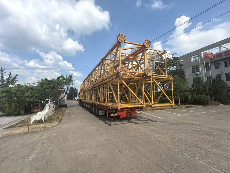 徐州佳利达承运超大件塔吊陆路跨境至乌兹别克斯坦