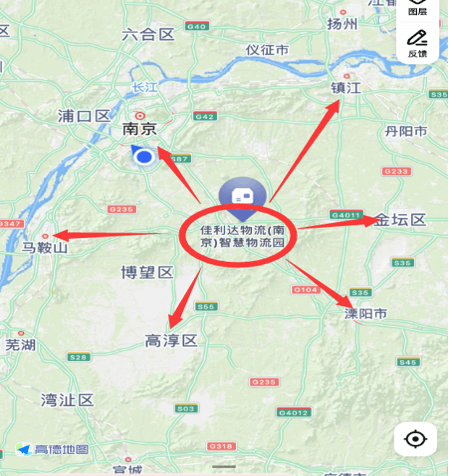 佳利达南京智慧物流园区位图