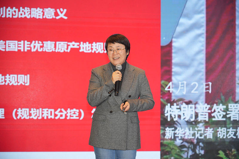 佳利达物流集团副总经理王晓红