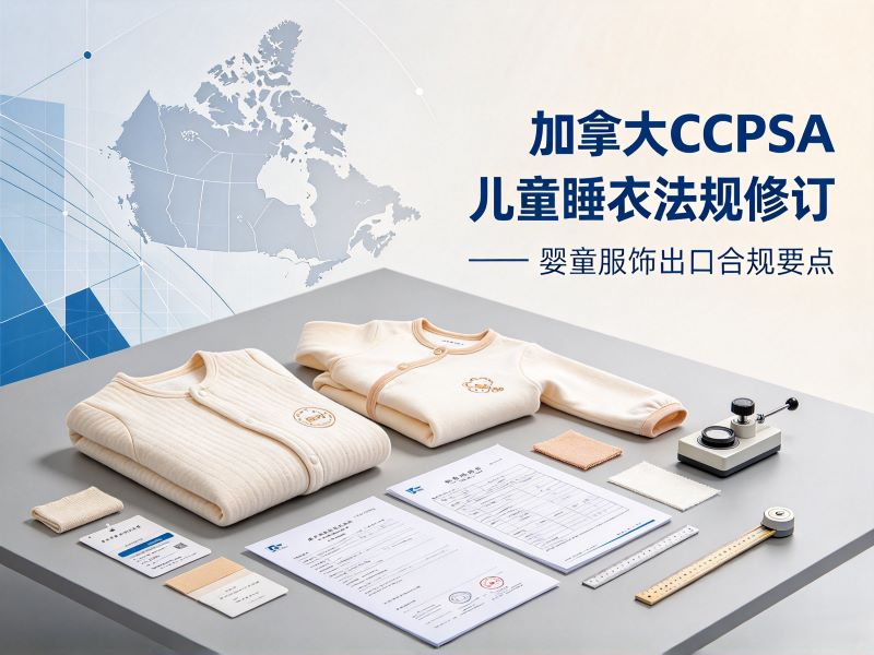 加拿大儿童睡衣法规 CCPSA 修订解读